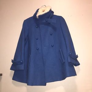 Boutique Wool and real fur collared Jacket